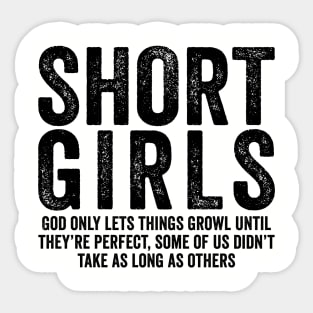 Pro Short Girls Black Sticker